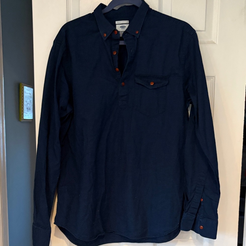 Men's Navy Blue Shirt